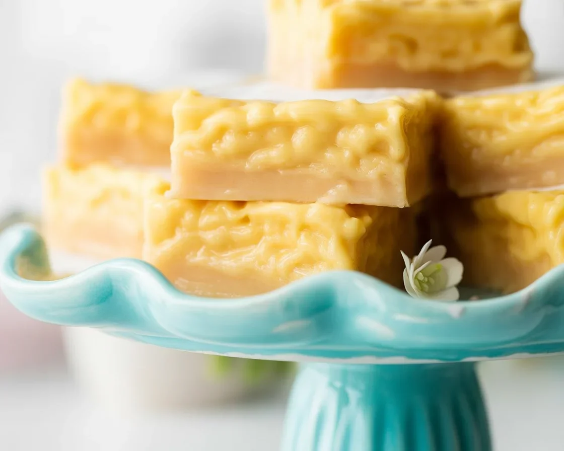 Delicious small batch lemon bars with buttery shortbread crust and creamy lemon filling.