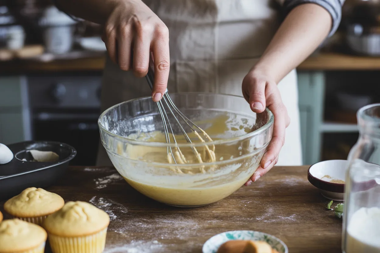 Small Batch Vanilla Cupcakes (One Bowl, No Mixer)