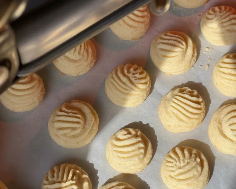 Traditional butter cookies without a cookie press, perfect for any occasion.