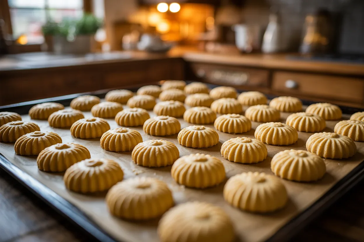 Delicious Traditional Butter Cookies (No Press Needed) Recipe