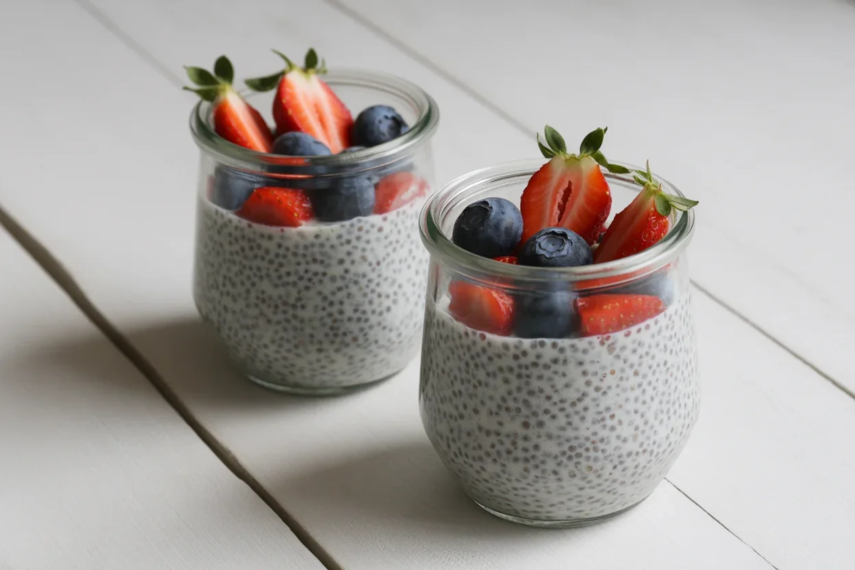 Chia Pudding with Almond Milk