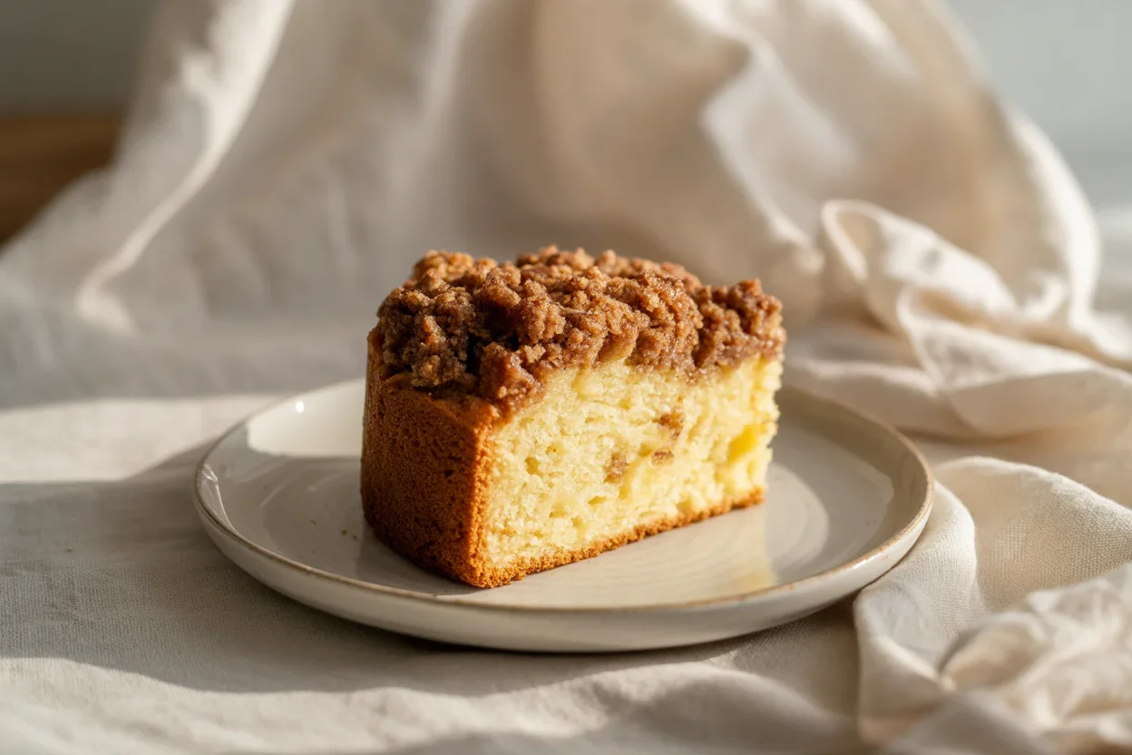 Small Batch Coffee Cake (No Mixer, Streusel Topping)