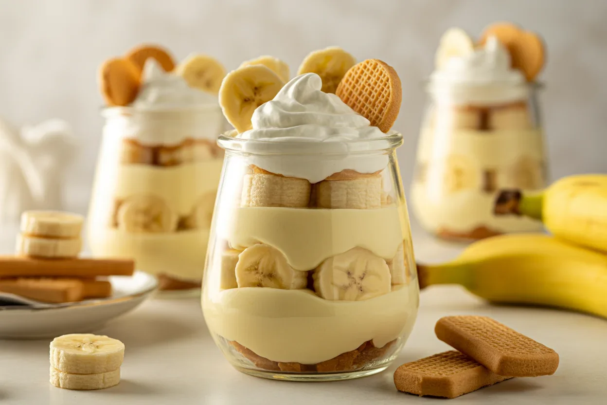 Old-Fashioned Banana Pudding Cups (Mini Dessert Style)