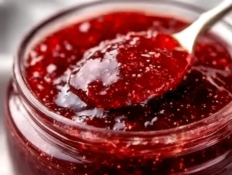 Delicious jars of Easy Amish Christmas Jam ready for holiday gifting.