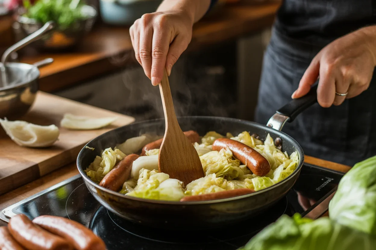 Hearty Fried Cabbage and Sausage Skillet - A Comforting Recipe