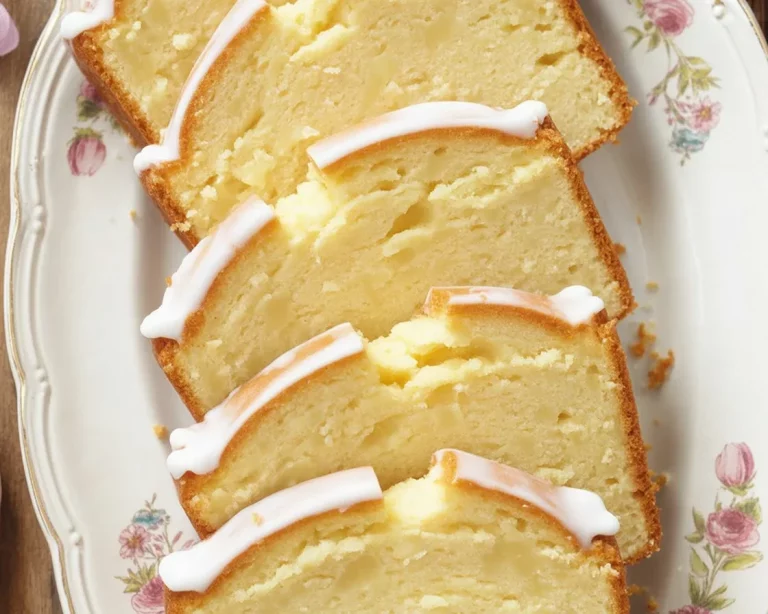 Classic Lemon Loaf Cake with glaze, showcasing a moist and tangy bakery-style recipe.