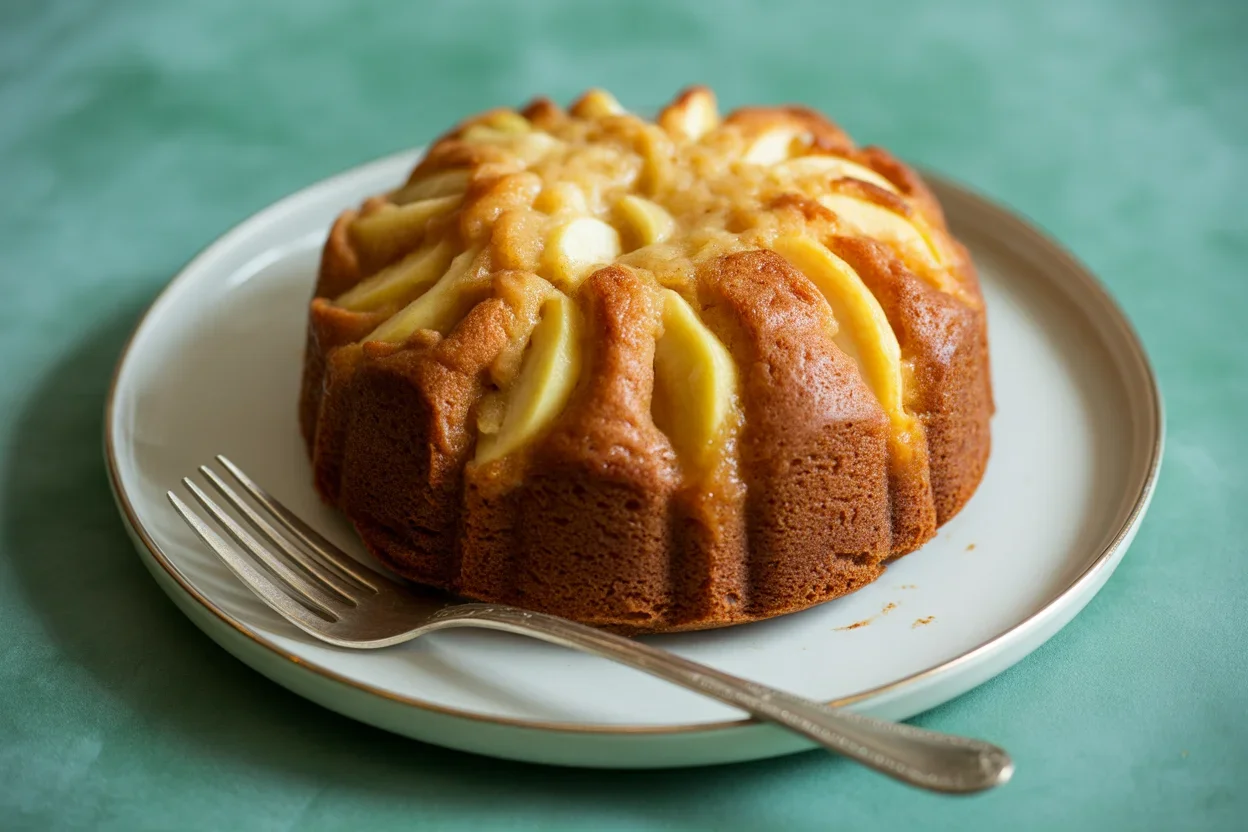 Small Batch Apple Cake (One Bowl, No Mixer)
