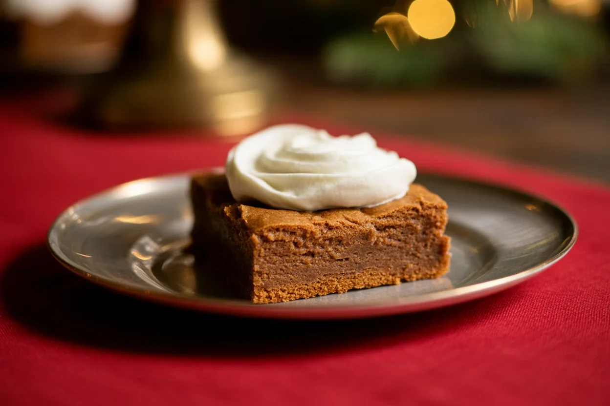 Small-Batch Gingerbread Blondies (seasonal & small batch)