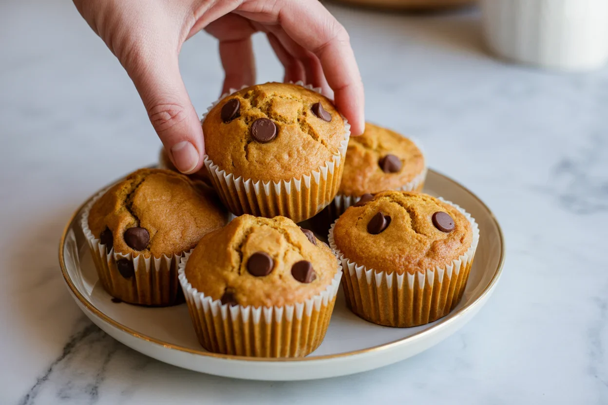 Small-Batch Pumpkin Chocolate Chip Muffins (No Mixer) (trending seasonal)