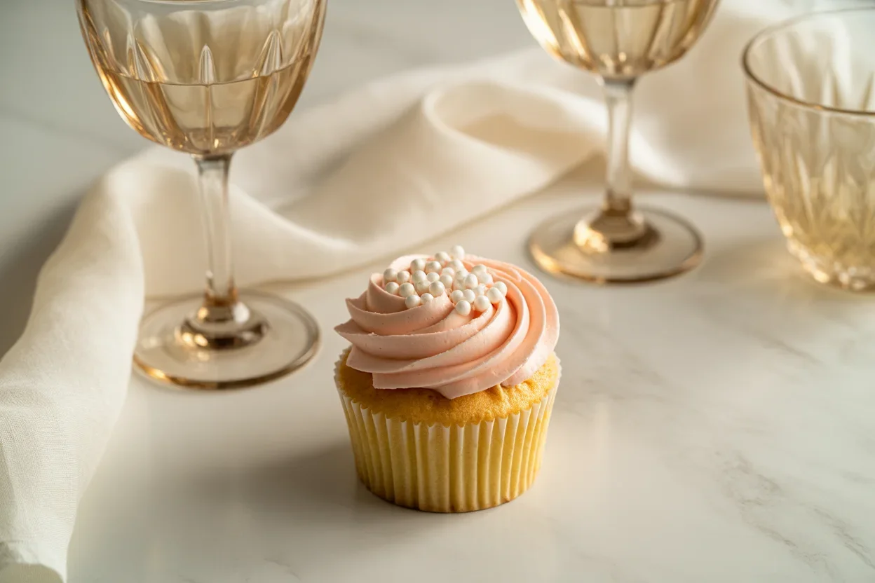 Sweet & Savory Tiny Vanilla Bean Cupcakes with Buttercream Bliss
