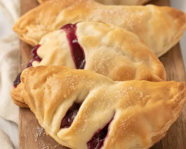 Small-Batch Mixed Berry Hand Pies with flaky crust and fresh berry filling