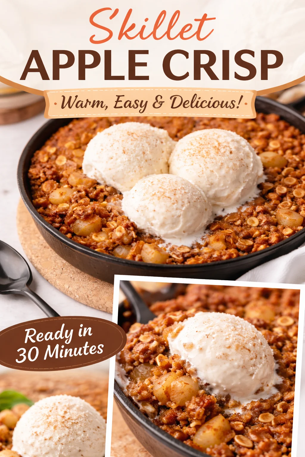Cozy Small-Batch Apple Oat Skillet Bake for Sweet Mornings