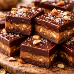 Delicious Small-Batch Almond Butter Chocolate Fudge with no refined sugar.