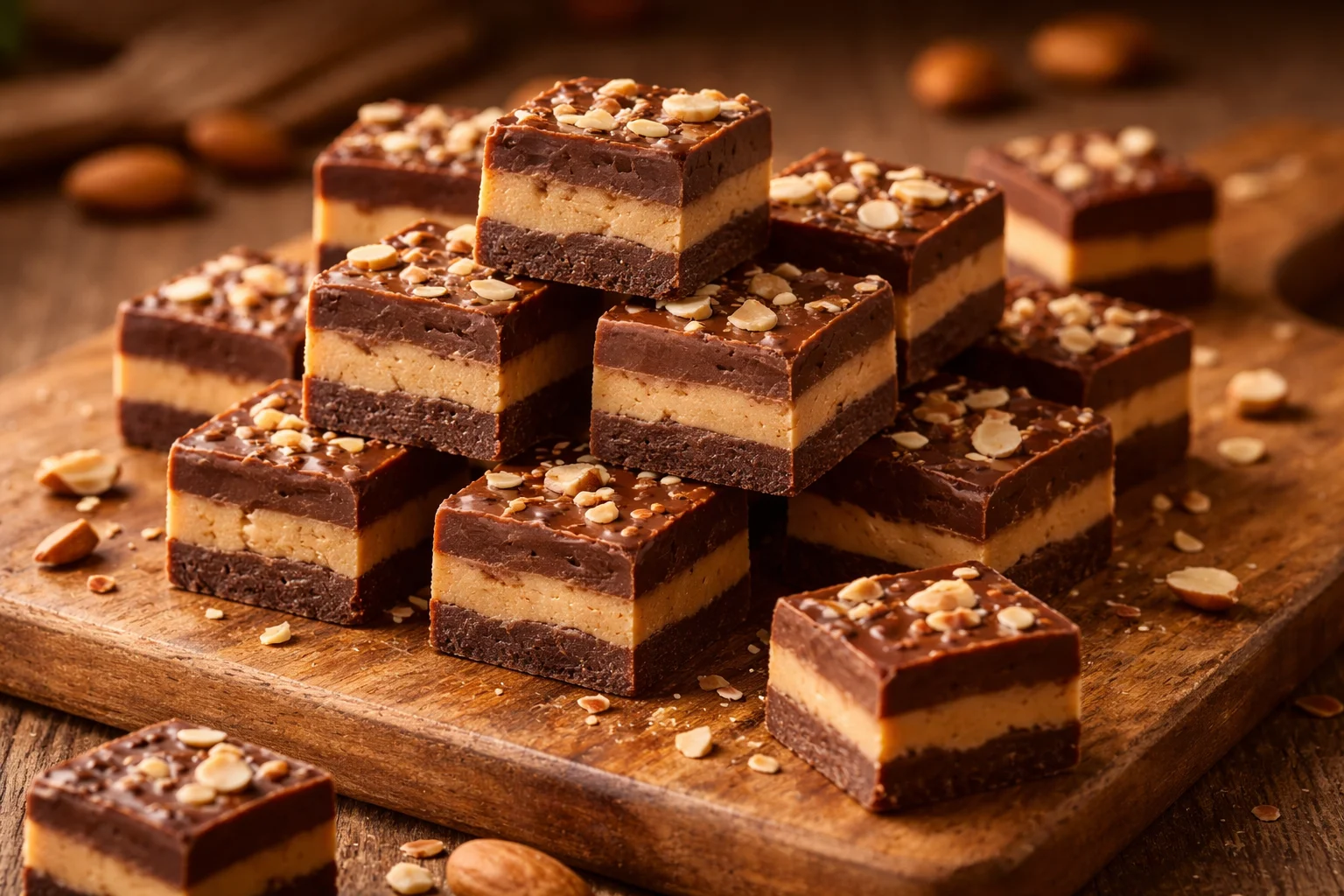 Small-Batch Almond Butter Chocolate Fudge (No Refined Sugar)
