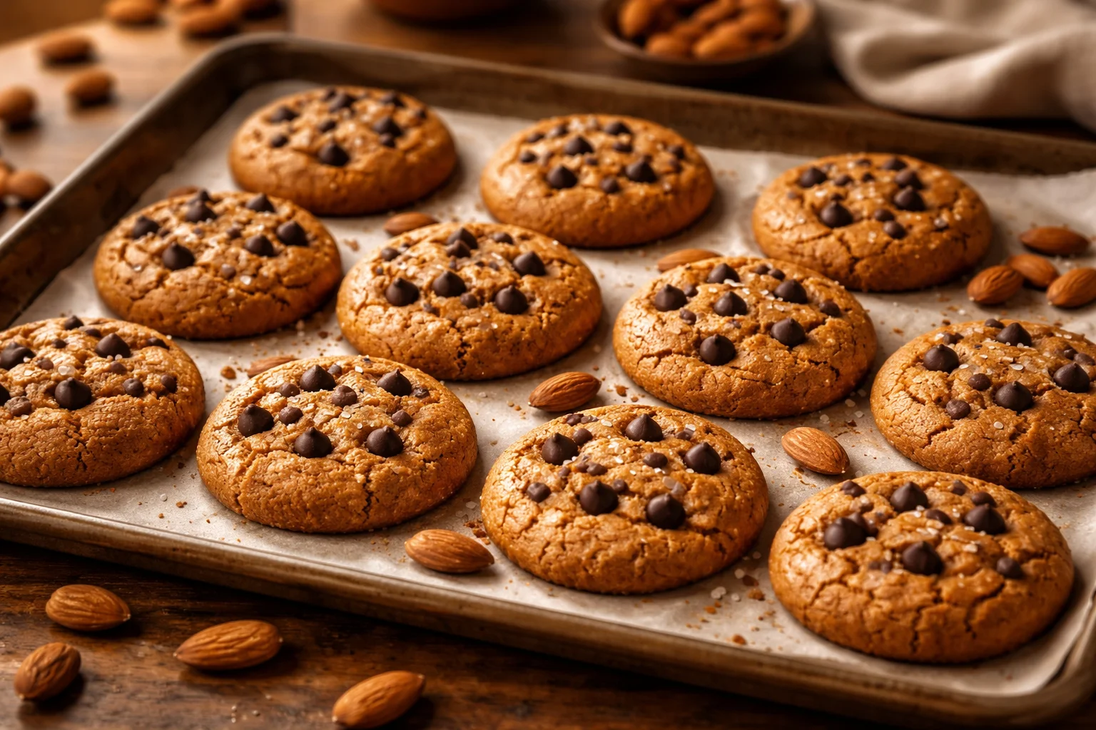 4-Ingredient Flourless Almond Butter Cookies