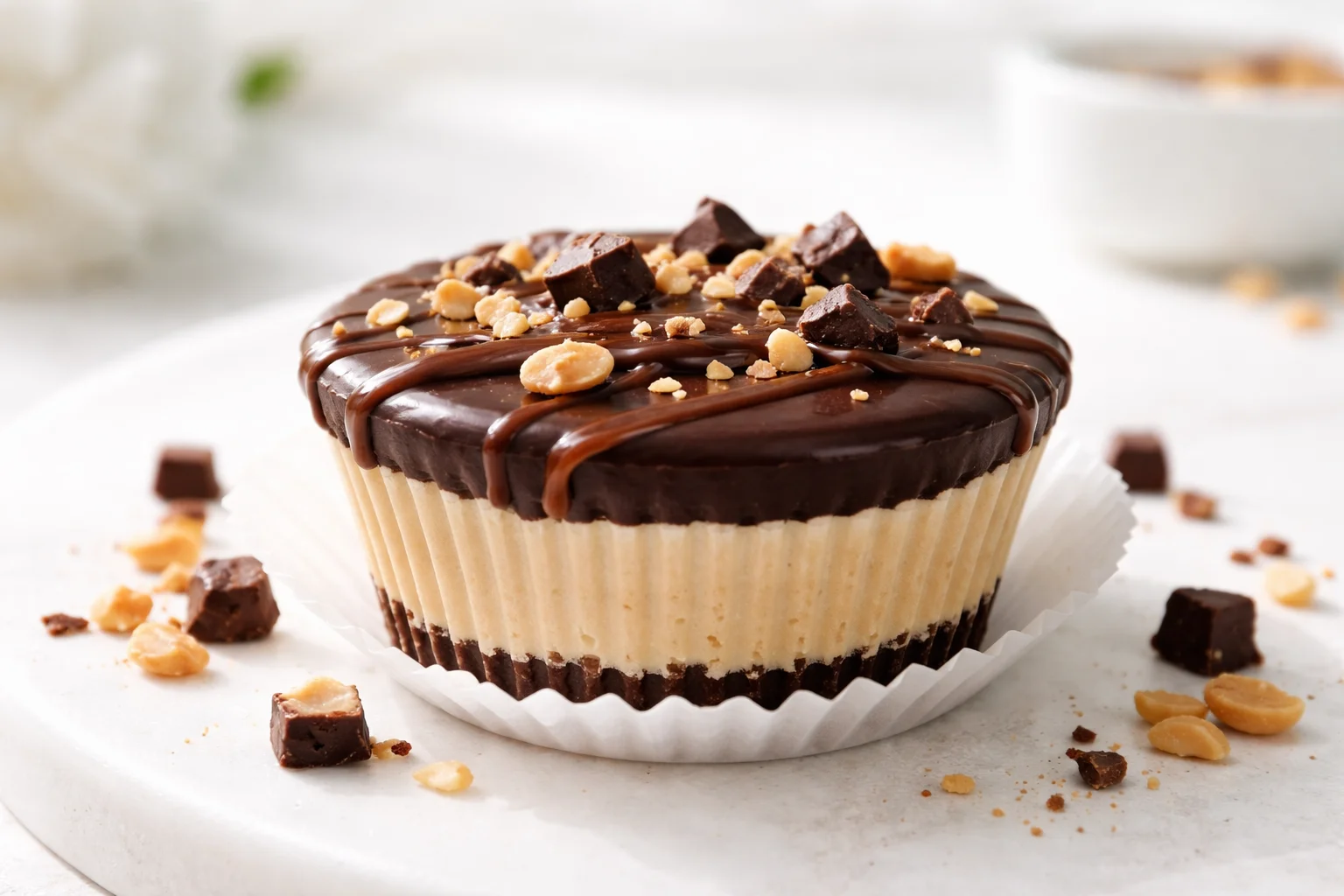 Delicious Flourless Frozen Peanut Butter Pie Cups You&rsquo;ll Love