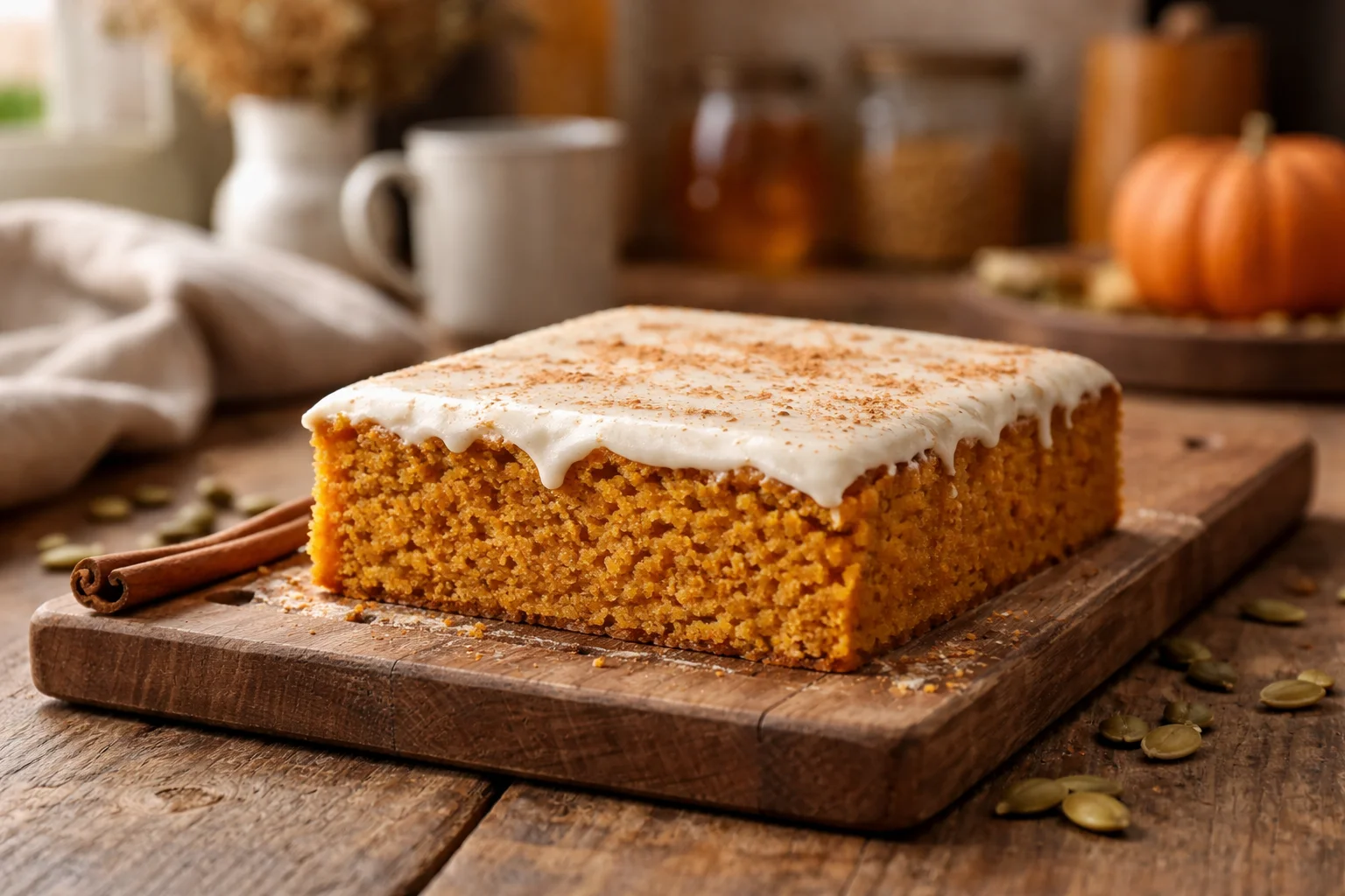 Flourless Pumpkin Breakfast Squares