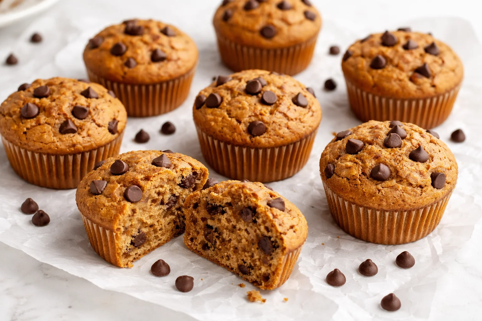 Flourless Pumpkin Protein Muffins