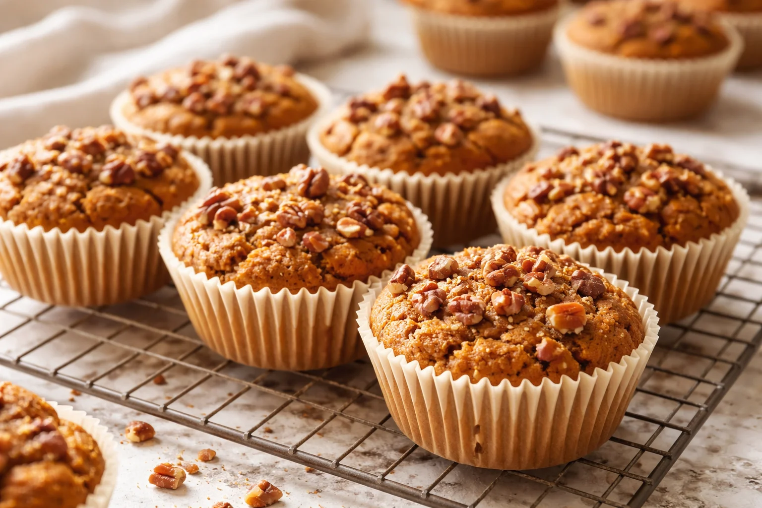 Delicious Flourless Pumpkin Spice Muffins (Maple Sweetened) to Savor