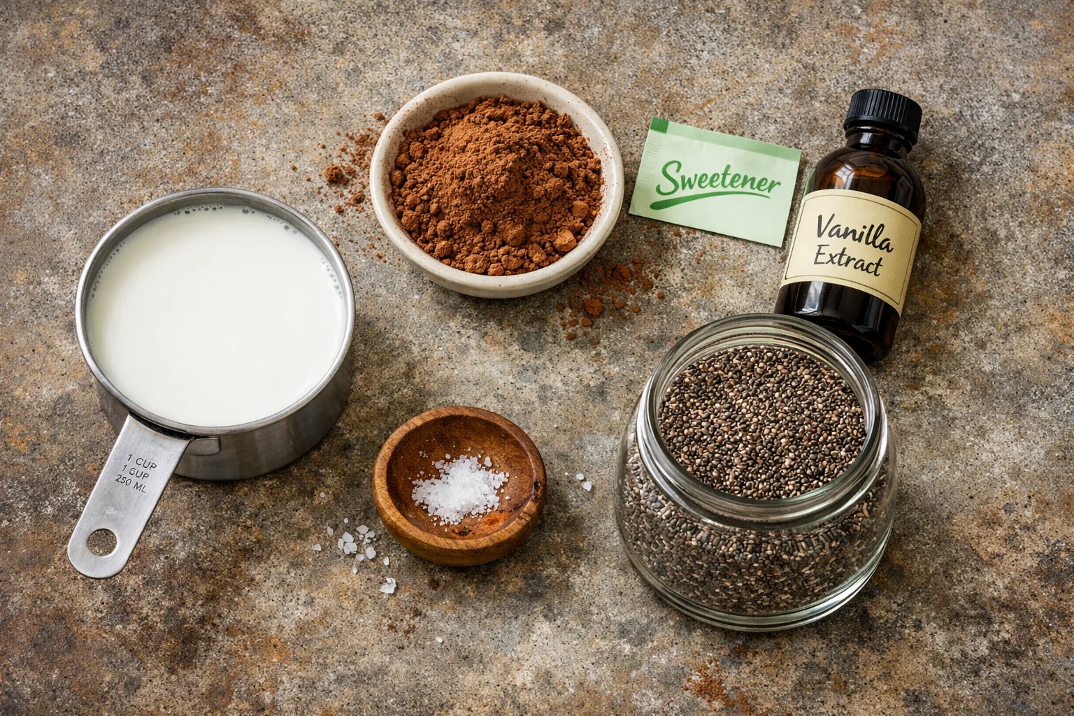 Delicious No-Bake Chocolate Chia Pudding for Two - Easy Recipe!