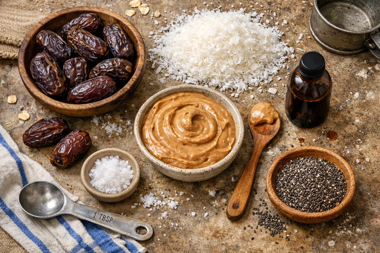 Delicious No-Bake Coconut Date Energy Bites (Small Batch) Recipe