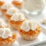 No-Bake Peach Coconut Cream Cups dessert.