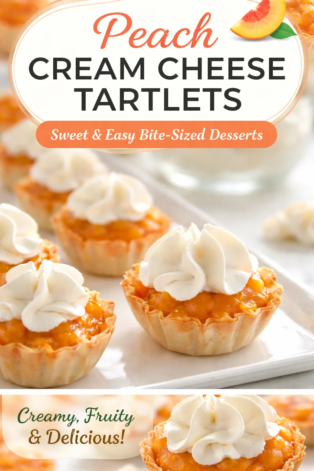 No-Bake Peach Coconut Cream Cups