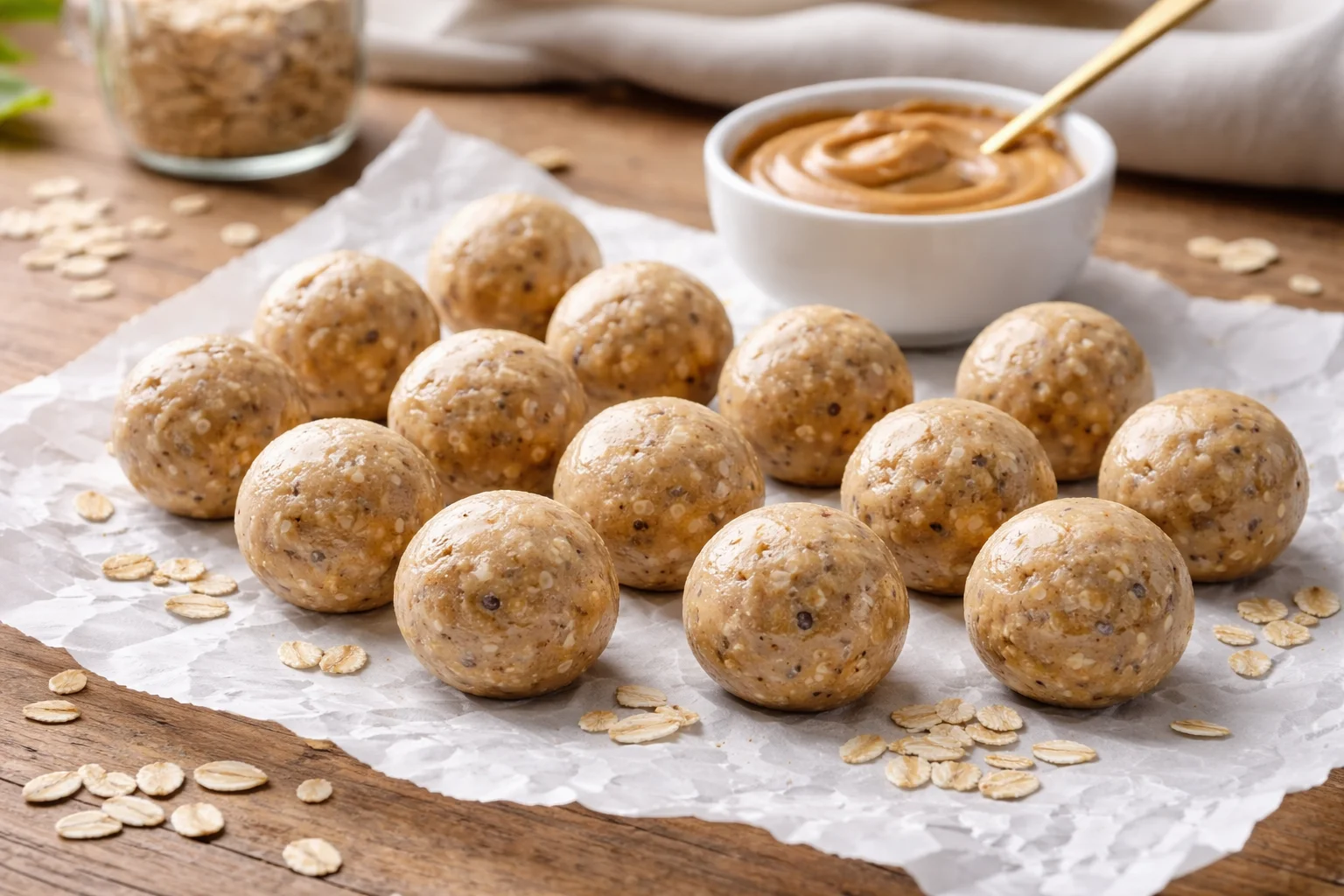 Delicious No-Bake Peanut Butter Protein Balls (3 Ingredients)