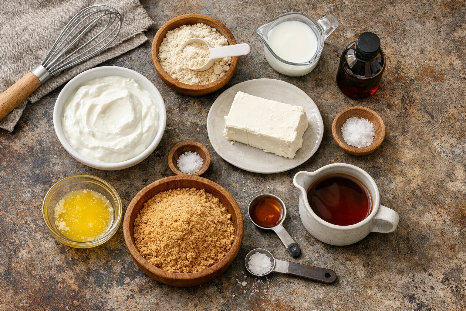 No-Bake Vanilla Protein Cheesecake Jars