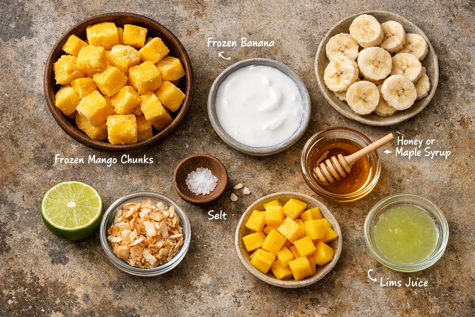 Small-Batch Coconut Mango Nice Cream