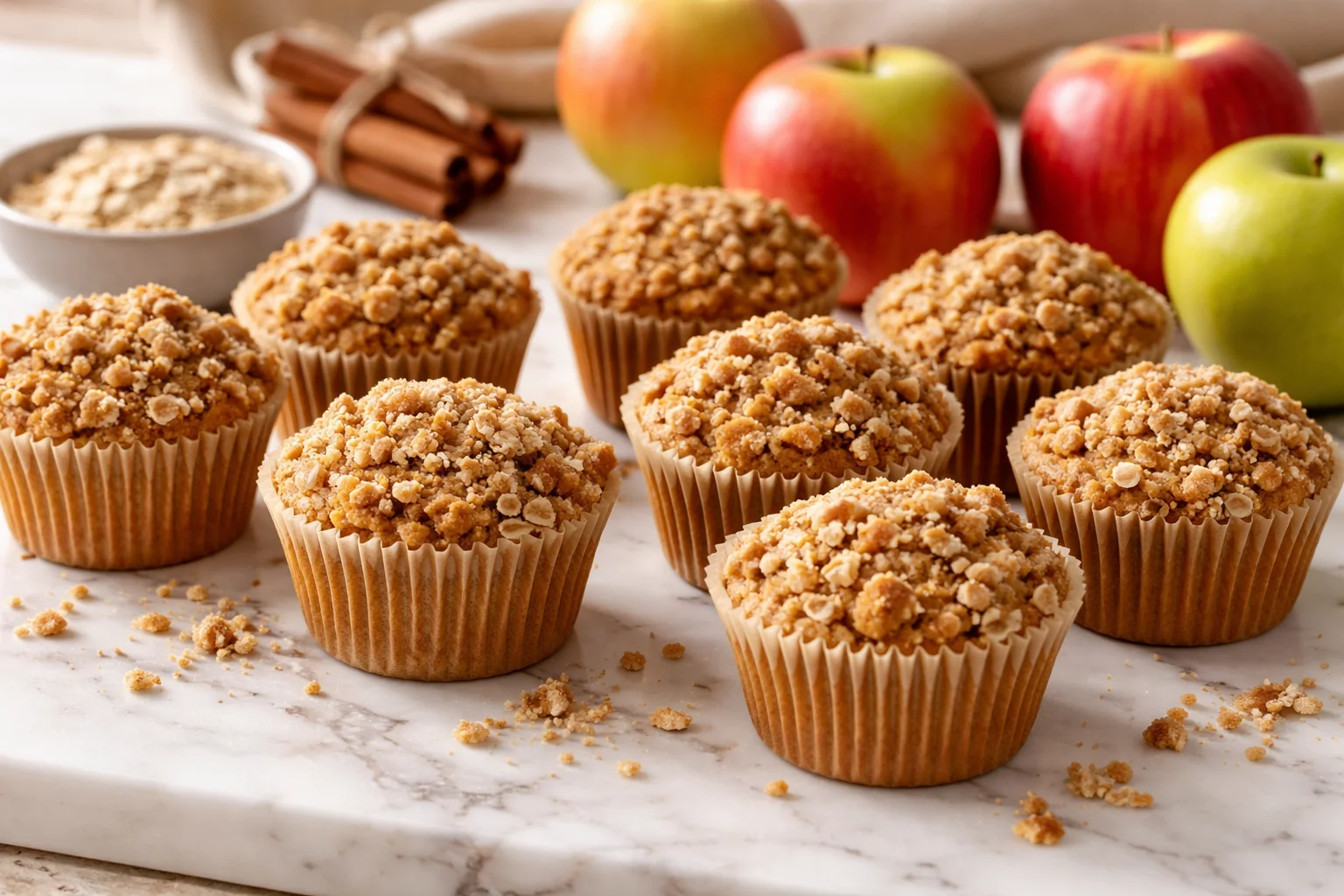 Delicious Small-Batch Date-Sweetened Apple Crumble Cups to Savor