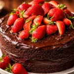 Rich and fudgy Small-Batch Flourless Chocolate Cake, naturally sweetened and gluten-free.