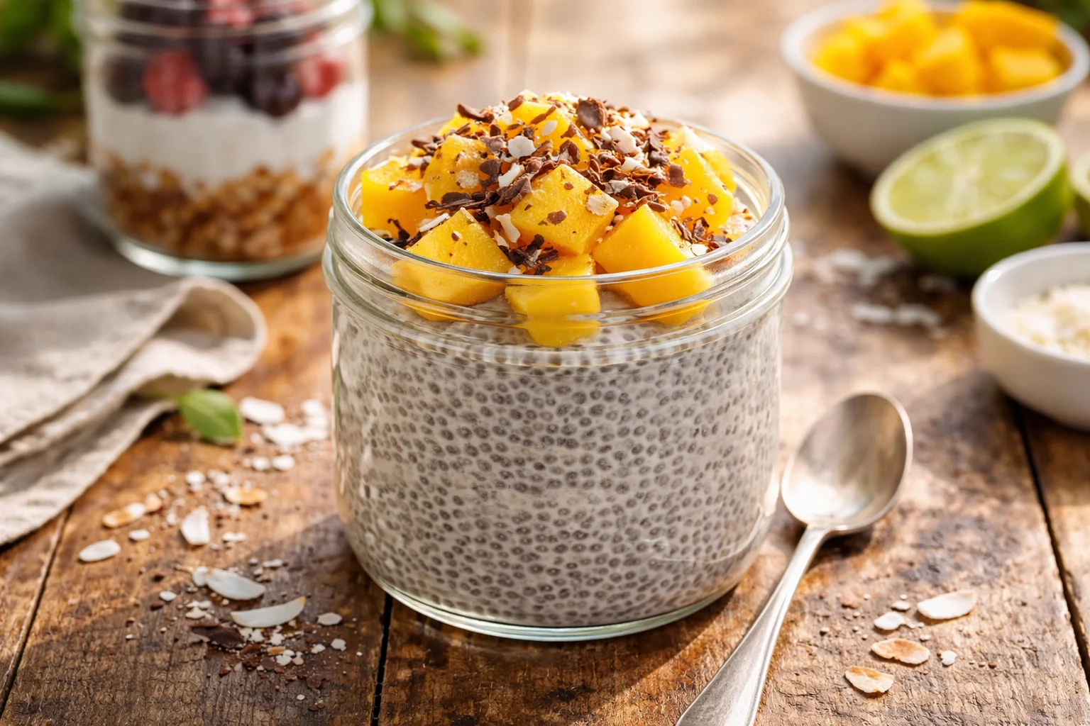 Delicious Small-Batch Mango Coconut Chia Cups to Savor