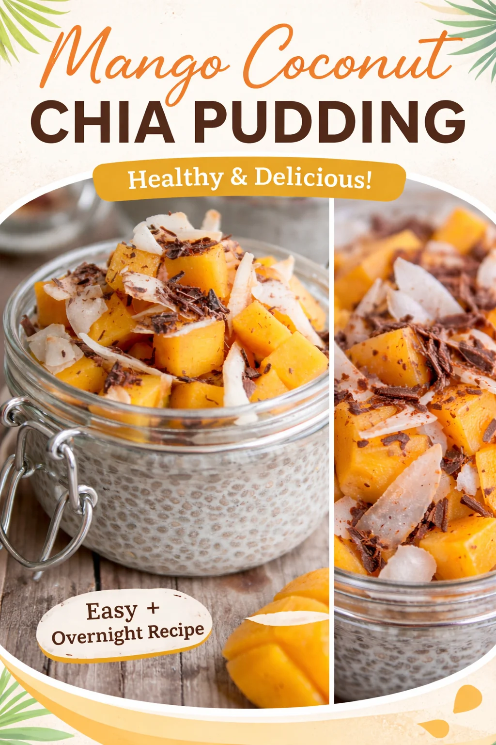 Small-Batch Mango Coconut Chia Cups