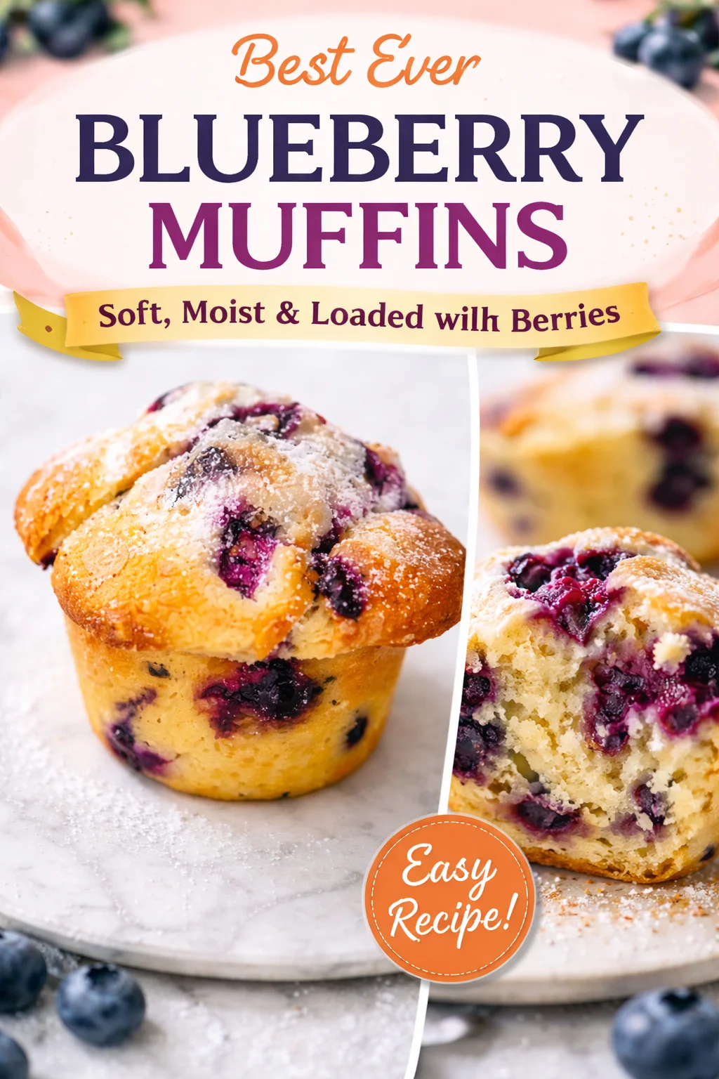 Delicious Small-Batch Oat Flour Blueberry Muffins to Love!