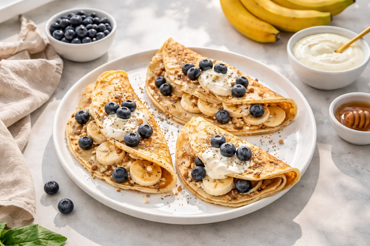 Delicious Small-Batch Protein Banana Crepes for Easy Mornings