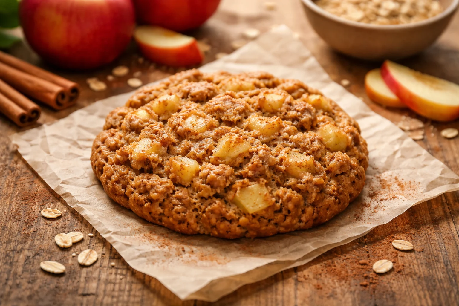 Deliciously Easy Healthy Apple Cinnamon Breakfast Cookies