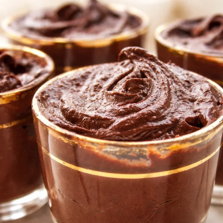 Delicious Small-Batch Chocolate Avocado Mousse with no sugar added, perfect for healthy desserts.