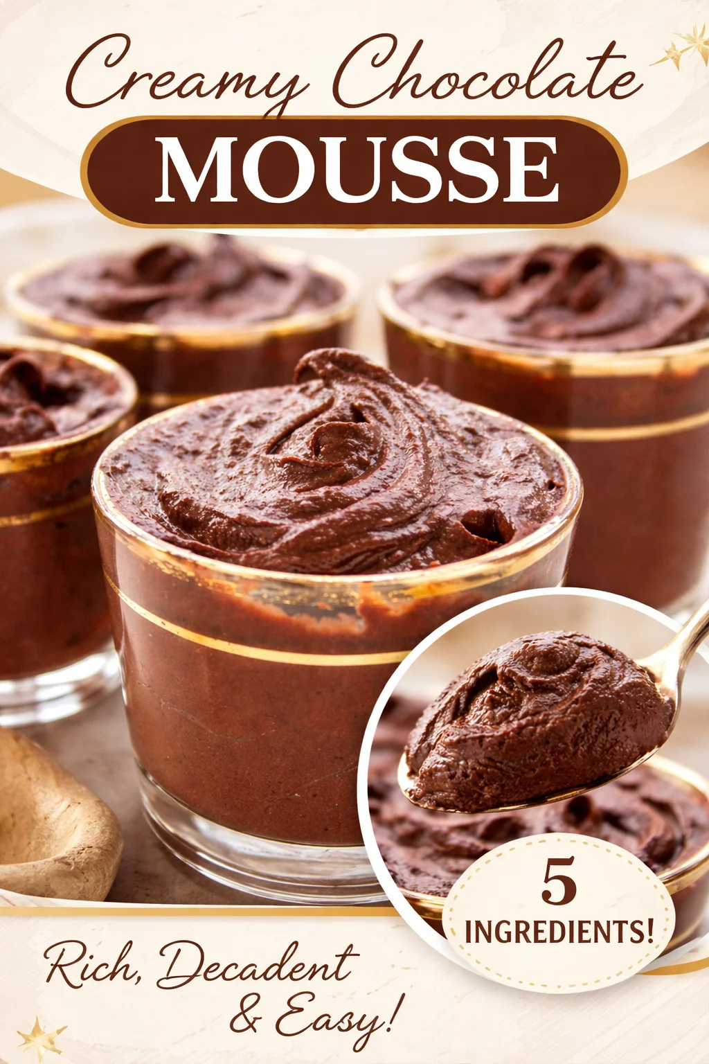 Deliciously Easy Small-Batch Chocolate Avocado Mousse (No Sugar Added)