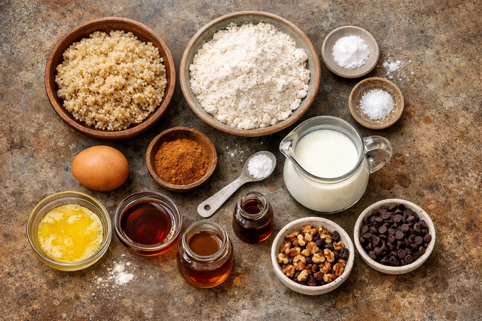 Small-Batch Cinnamon Quinoa Breakfast Cake