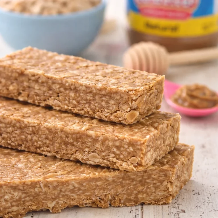 Delicious Flourless Sunflower Butter Snack Squares made with healthy ingredients.