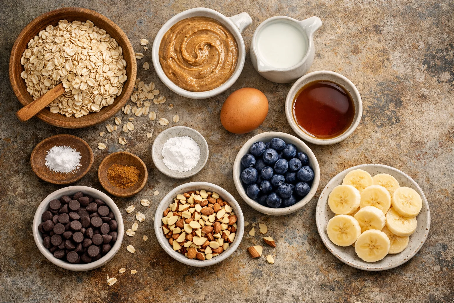 Deliciously Simple Small-Batch Baked Almond Butter Oat Cups