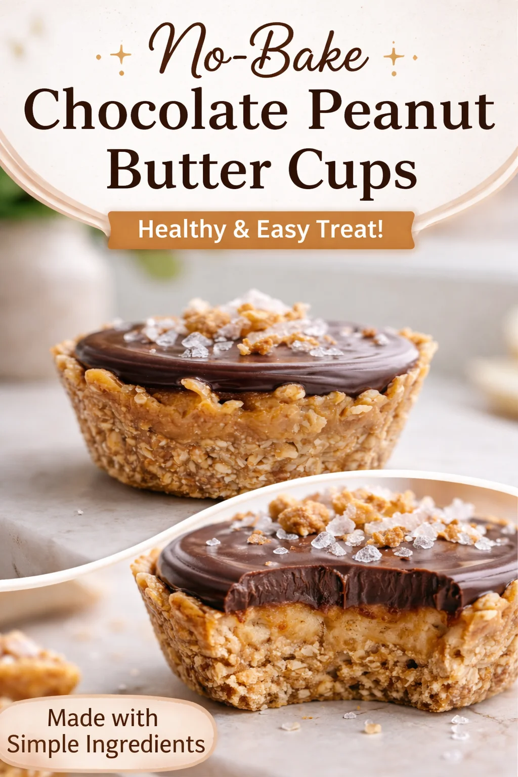 Small-Batch Baked Almond Butter Oat Cups