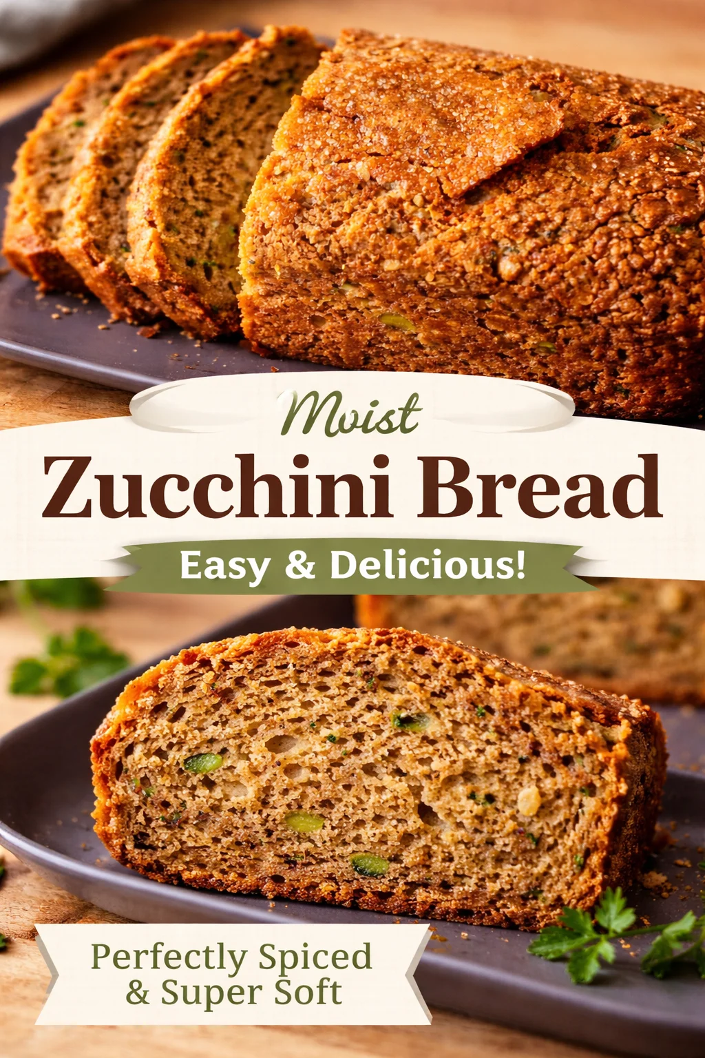 Deliciously Simple Small-Batch Zucchini Oat Snack Bread