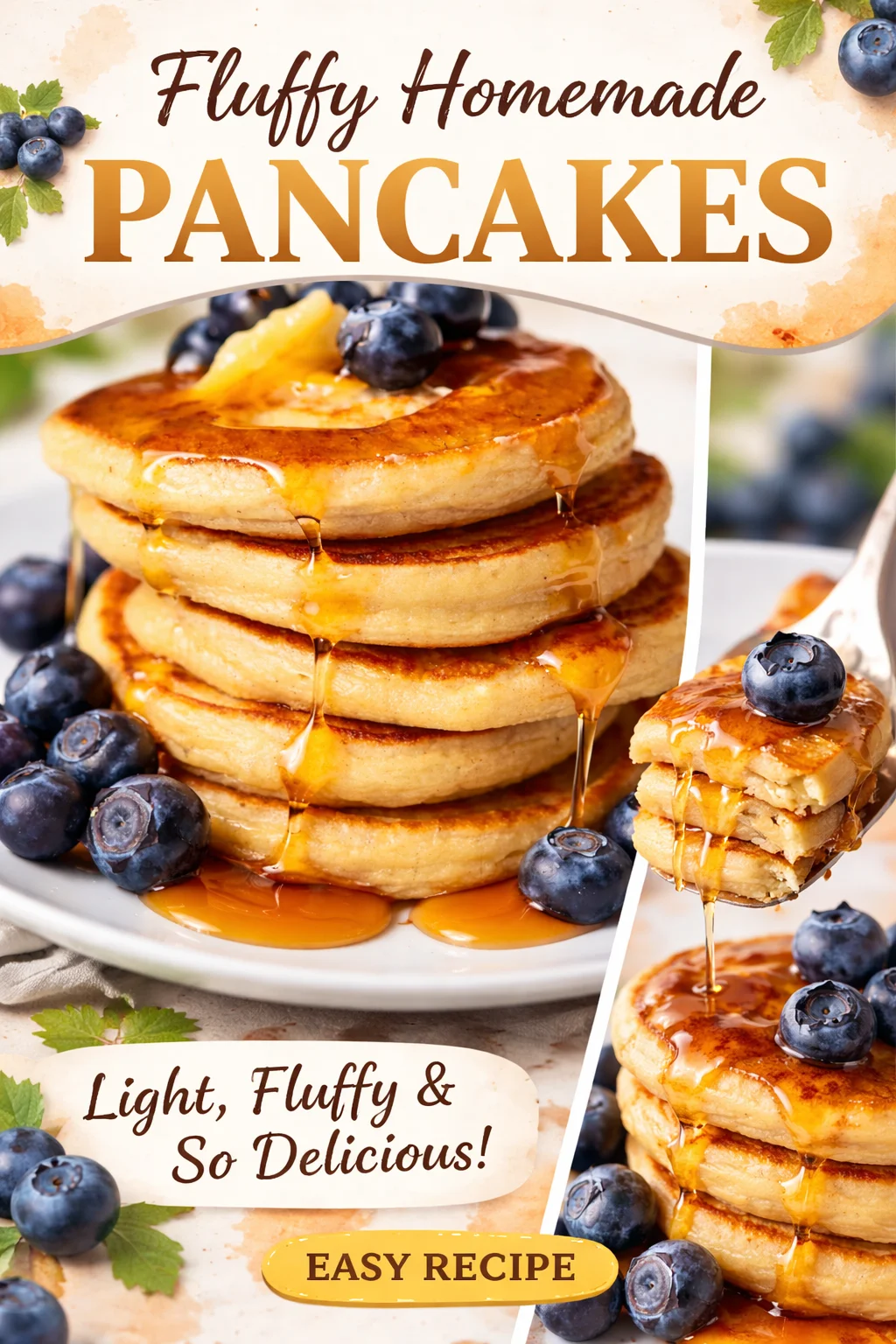 Flourless Cottage Cheese Pancakes (Small Batch)