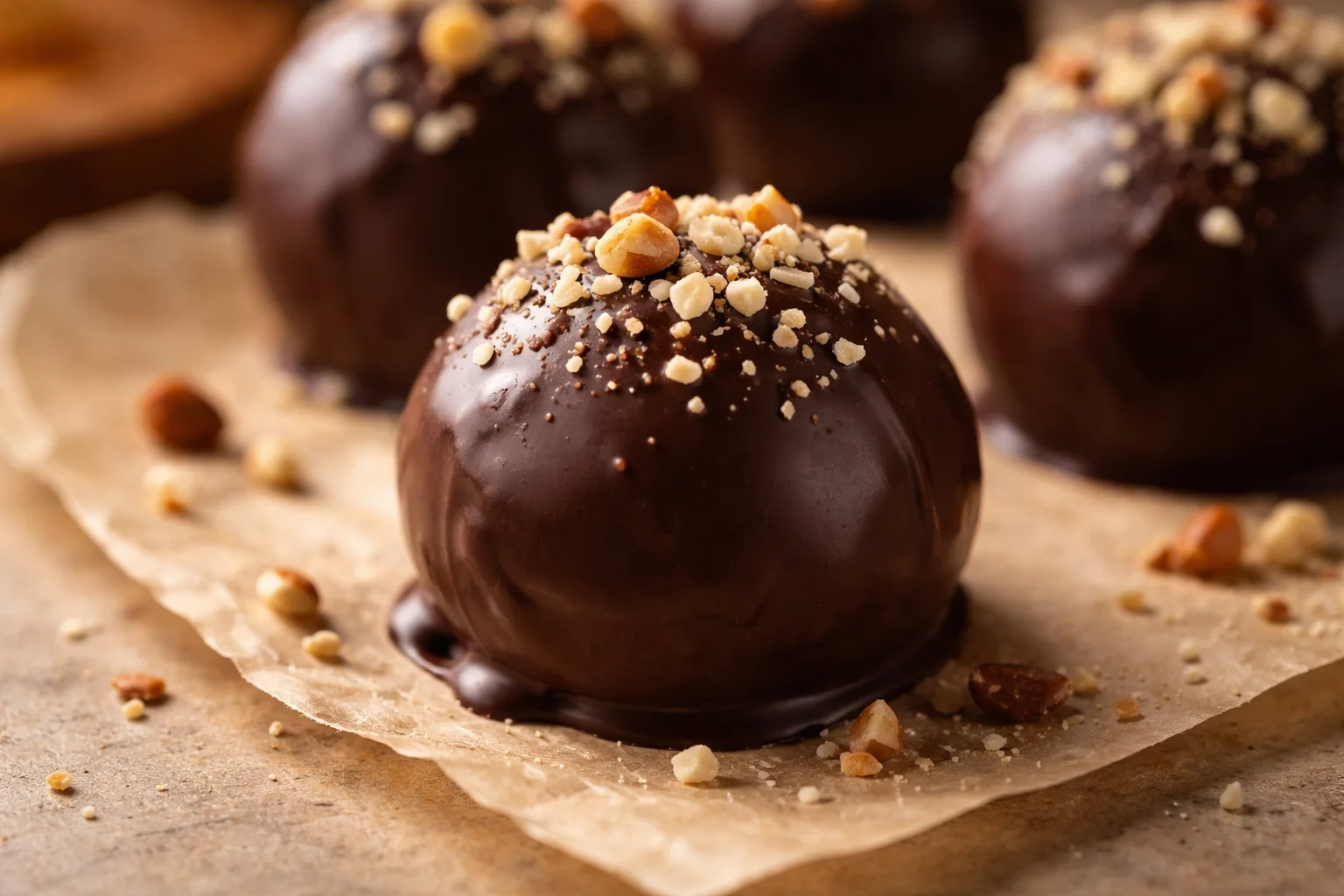Indulgent Flourless Frozen Chocolate Greek Yogurt Bites