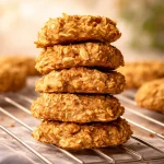 Delicious Small-Batch Banana Coconut Cookies with no flour and no sugar.