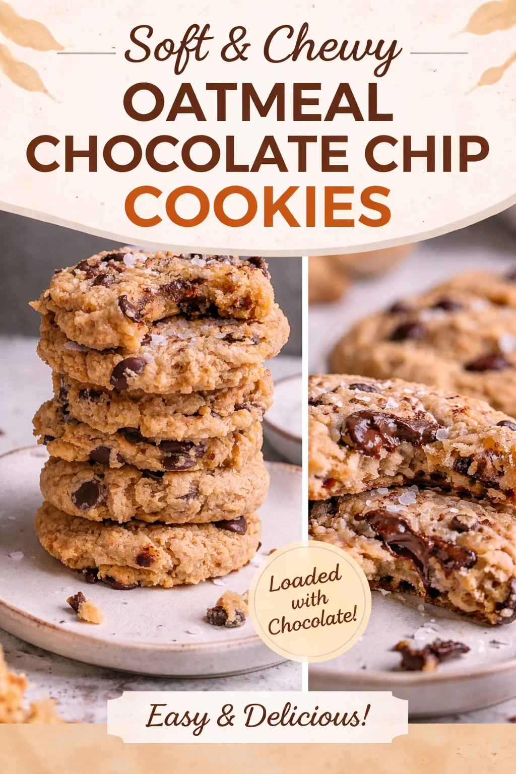 Irresistibly Delicious Flourless Tahini Chocolate Chip Cookies (Naturally Sweetened)