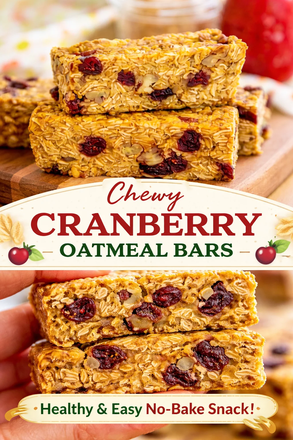 Maple-Sweetened Cranberry Breakfast Bars for a Bright Morning