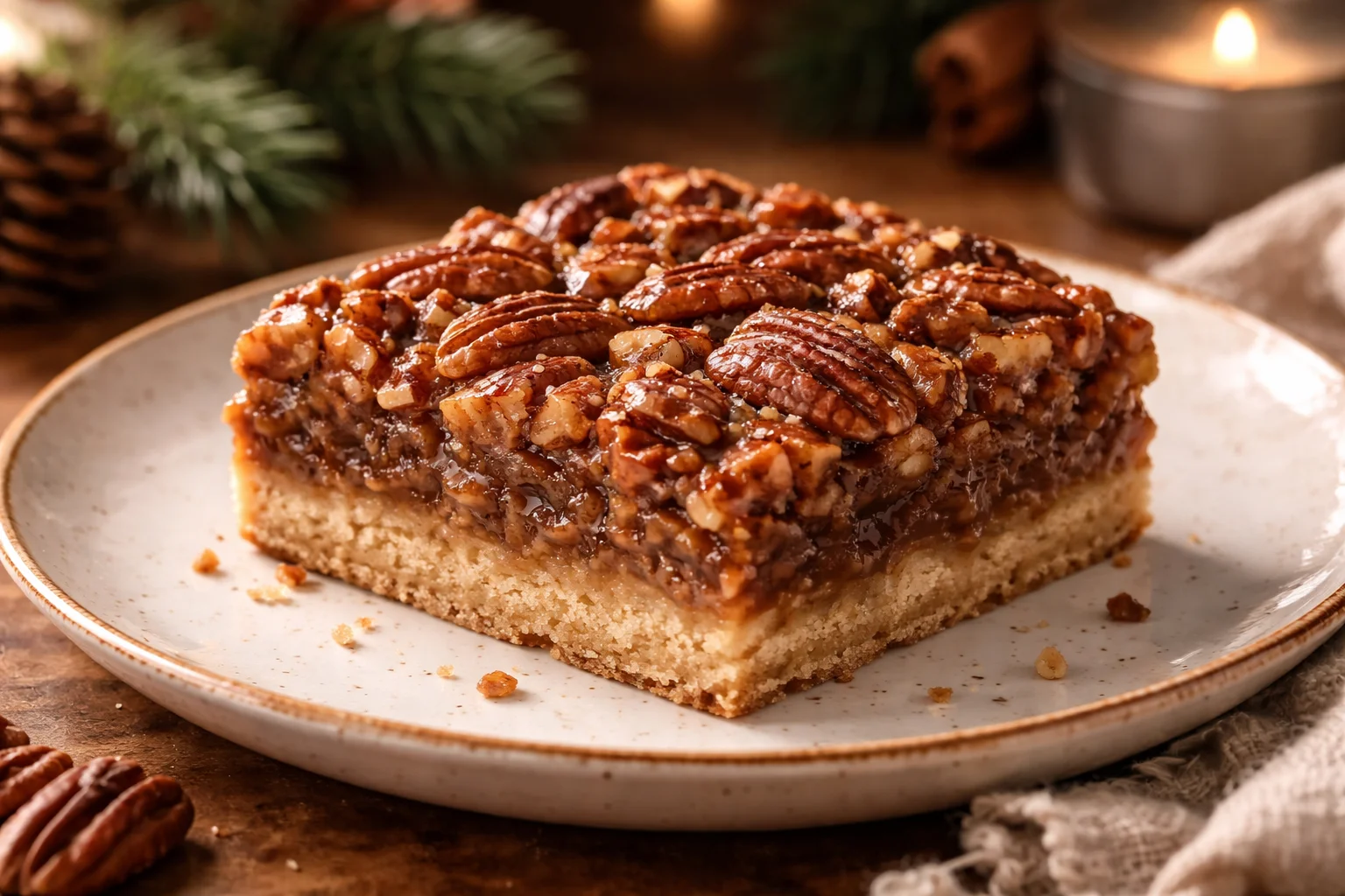 Small-Batch Maple Pecan Crunch Bars